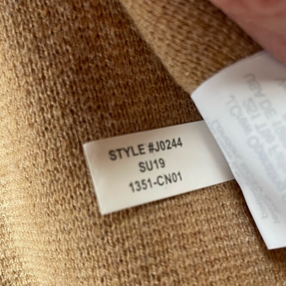 J. Crew Sophie Open Front Sweater Blazer in Camel Tan size XS - Picture 9 of 12